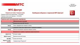 Как проверить подключенный тариф МТС