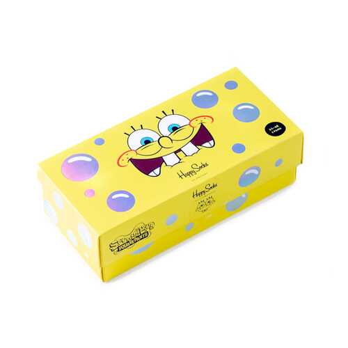 Носки Happy Socks SpongeBob 3 разноцветные 36-40 в Бюстье