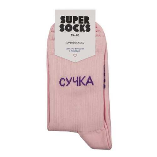 Носки женские Super Socks Suchka розовые 36-40 в Бюстье