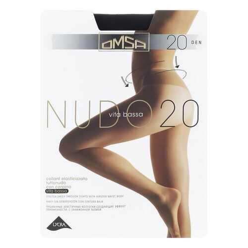 Колготки Omsa NUDO 20 VITA BASSA / Nero (Черный) / 4 (L) в Бюстье