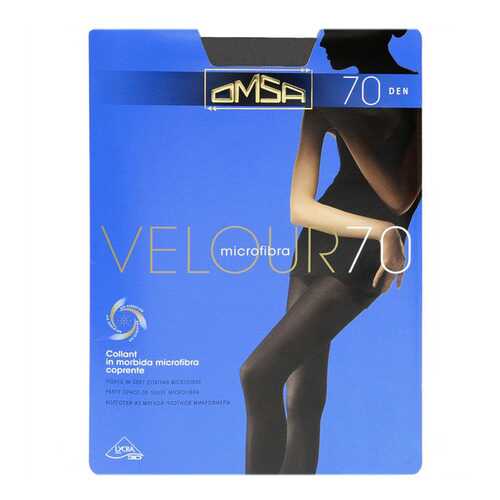 Колготки Omsa VELOUR 70 / Anthracite (Темно-серый) / 4 (L) в Бюстье